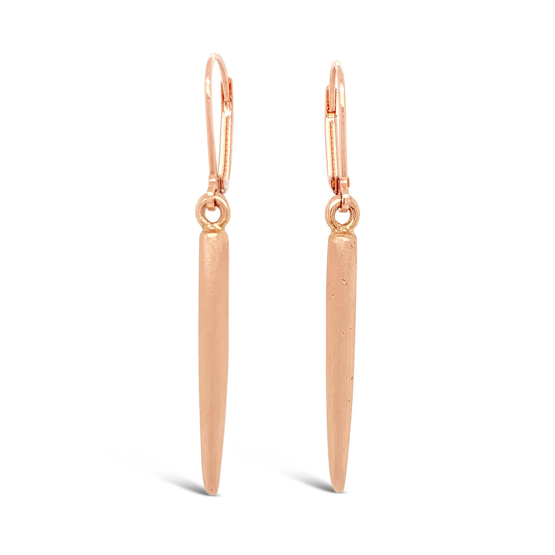 Store 14k Satin Finish Drop earrings